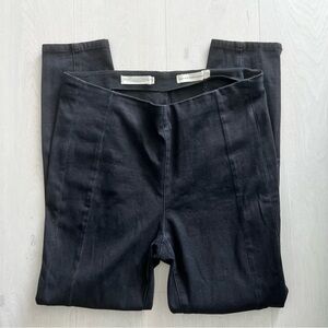 Anthropologie Pilcro black high rise denim leggings sz 32 stretch pants